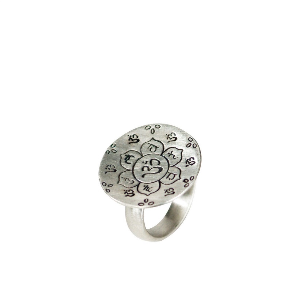 Me&Ro Large Chakra ring. Sterling silver.